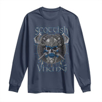 Scottish Viking Axes Celtic Knot Long Sleeve Shirt Scottish Flag