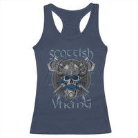 Scottish Viking Axes Celtic Knot Racerback Tank Top Scottish Flag