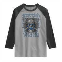 Scottish Viking Axes Celtic Knot Raglan Shirt Scottish Flag