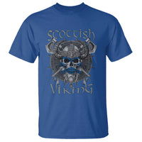 Scottish Viking Axes Celtic Knot T Shirt Scottish Flag