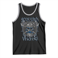 Scottish Viking Axes Celtic Knot Tank Top Scottish Flag