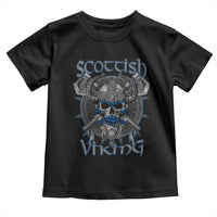 Scottish Viking Axes Celtic Knot Toddler T Shirt Scottish Flag