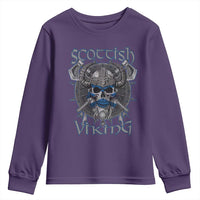 Scottish Viking Axes Celtic Knot Youth Sweatshirt Scottish Flag