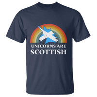 Funny Scotland Pride Unicorn T Shirt Unicorns Are Scottish Rainbow