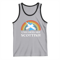 Funny Scotland Pride Unicorn Tank Top Unicorns Are Scottish Rainbow