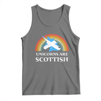 Funny Scotland Pride Unicorn Tank Top Unicorns Are Scottish Rainbow