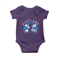 Funny Scotland Unicorn Scottish Flag Saltire Baby Onesie