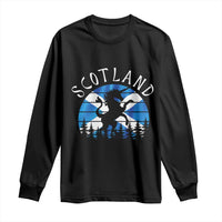 Funny Scotland Unicorn Scottish Flag Saltire Long Sleeve Shirt