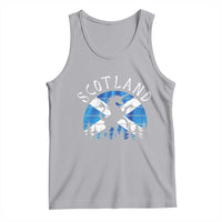 Funny Scotland Unicorn Scottish Flag Saltire Tank Top