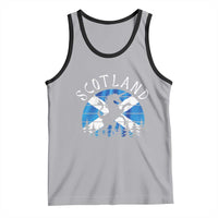 Funny Scotland Unicorn Scottish Flag Saltire Tank Top