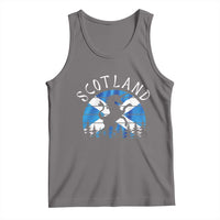 Funny Scotland Unicorn Scottish Flag Saltire Tank Top