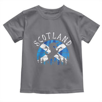 Funny Scotland Unicorn Scottish Flag Saltire Toddler T Shirt