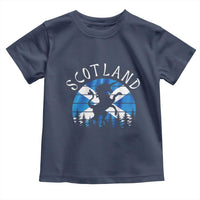 Funny Scotland Unicorn Scottish Flag Saltire Toddler T Shirt