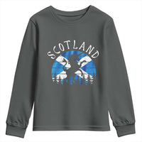 Funny Scotland Unicorn Scottish Flag Saltire Youth Sweatshirt