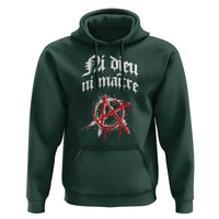 Ni Dieu Ni Matre No God No Masters Hoodie Anarchy Symbol