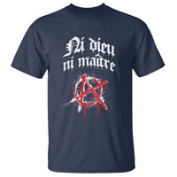 Ni Dieu Ni Matre No God No Masters T Shirt Anarchy Symbol