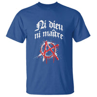 Ni Dieu Ni Matre No God No Masters T Shirt Anarchy Symbol