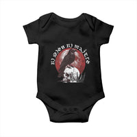 Ni Dieu Ni Matre No God No Masters Baby Onesie Raven Skull