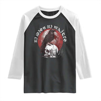 Ni Dieu Ni Matre No God No Masters Raglan Shirt Raven Skull