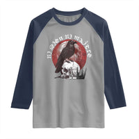 Ni Dieu Ni Matre No God No Masters Raglan Shirt Raven Skull