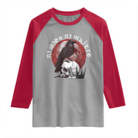 Ni Dieu Ni Matre No God No Masters Raglan Shirt Raven Skull