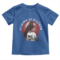 Ni Dieu Ni Matre No God No Masters Toddler T Shirt Raven Skull