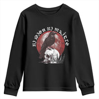 Ni Dieu Ni Matre No God No Masters Youth Sweatshirt Raven Skull