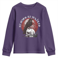 Ni Dieu Ni Matre No God No Masters Youth Sweatshirt Raven Skull