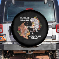 Public Health Over Corporate Wealth Spare Tire Cover Social Justice Tiger