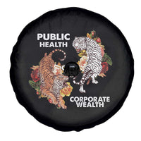 Public Health Over Corporate Wealth Spare Tire Cover Social Justice Tiger