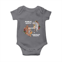 Public Health Over Corporate Wealth Baby Onesie Social Justice Tiger