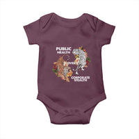 Public Health Over Corporate Wealth Baby Onesie Social Justice Tiger