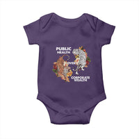 Public Health Over Corporate Wealth Baby Onesie Social Justice Tiger
