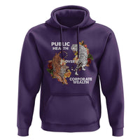 Public Health Over Corporate Wealth Hoodie Social Justice Tiger