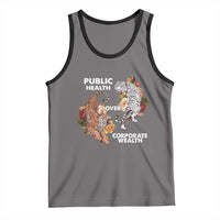 Public Health Over Corporate Wealth Tank Top Social Justice Tiger