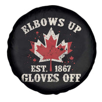 Elbows Up Canada EST 1867 Spare Tire Cover Proud Canadian Maple Leaf