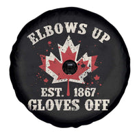 Elbows Up Canada EST 1867 Spare Tire Cover Proud Canadian Maple Leaf