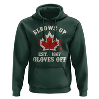 Elbows Up Canada EST 1867 Hoodie Proud Canadian Maple Leaf