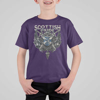 Scottish Pride Celtic Scotland Lion Rampant T Shirt For Kid