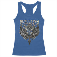 Scottish Pride Celtic Scotland Lion Rampant Racerback Tank Top