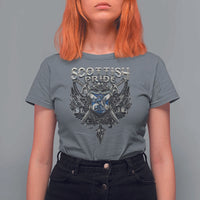 Scottish Pride Celtic Scotland Lion Rampant T Shirt For Women