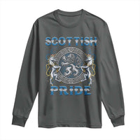 Scottish Pride Long Sleeve Shirt Lion Rampant Unicorns Scottish Flag
