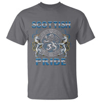 Scottish Pride T Shirt Lion Rampant Unicorns Scottish Flag