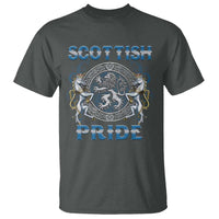 Scottish Pride T Shirt Lion Rampant Unicorns Scottish Flag