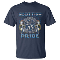 Scottish Pride T Shirt Lion Rampant Unicorns Scottish Flag