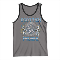 Scottish Pride Tank Top Lion Rampant Unicorns Scottish Flag