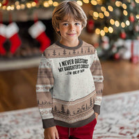 Girl Dad Humor Ugly Christmas Sweater Funny I Never Questions My Daughters Choices I Am One Of Them