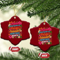 AAPI Asian American and Pacific Islander Heritage Month Ceramic Ornament
