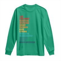 I Am Confident Beautiful Inspiring Asian American Long Sleeve Shirt AAPI Heritage Month