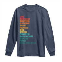 I Am Confident Beautiful Inspiring Asian American Long Sleeve Shirt AAPI Heritage Month